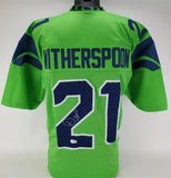 Devon Witherspoon Signed Seattle Seahawk Jersey (Beckett) 2023 1st Round Pk D.B.