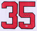 Cory Schneider Signed Devils Reebok NHL Jersey (Beckett) New Jersey Goal Tender