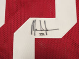 ALABAMA CRIMSON TIDE MARK INGRAM AUTOGRAPHED RED JERSEY BECKETT BAS QR 234692