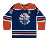 Connor McDavid Autographed Royal Blue Adidas Edmonton Oilers Jersey UDA