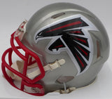 Bijan Robinson Autographed Falcons Flash Speed Mini Helmet Beckett QR #1W035037