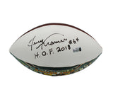 Jerry Kramer Signed Green Bay Packers Embroidered LE NFL Football - "HOF 2018"