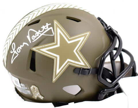 Tony Dorsett Signed Cowboys STS Speed Mini Helmet-Beckett W Holo