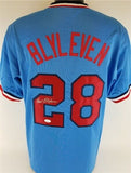 Bert Blyleven Signed Minnesota Twins Powder Blue Throwback Jersey (JSA COA) HOF