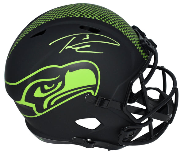 RUSSELL WILSON SIGNED SEATTLE SEAHAWKS ECLIPSE FULL SIZE SPEED HELMET RW HOLO