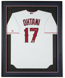 Shohei Ohtani Signed Framed Angels White Nike Baseball Jersey MLB Fanatics