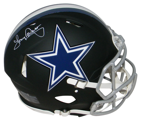 TONY DORSETT SIGNED DALLAS COWBOYS FULL SIZE BLACK AUTHENTIC HELMET BECKETT