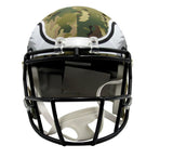 Jalen Hurts Signed Full Size Camo Replica Football Helmet Eagles Beckett 177287