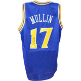 Chris Mullin Autographed/Signed Blue Pro Style Jersey JSA 45968