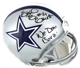 Ezekiel Elliott Signed Dallas Cowboys Current Authentic NFL Helmet - We Dem Boyz