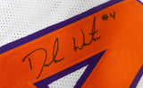 CLEMSON TIGERS DESHAUN WATSON AUTOGRAPHED WHITE JERSEY BECKETT BAS STOCK #145325