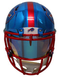 Josh Allen Autographed Bills Chromed Speed Authentic Helmet Beckett / GDL LE 17