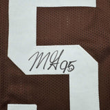 Autographed/Signed Myles Garrett Cleveland Brown Football Jersey JSA COA