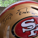 Brock Purdy AND George Kittle Autographed Signed FS AUTHENTIC Helmet Beckett