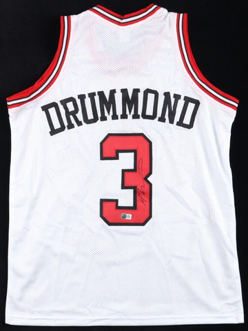 Andre Drummond Signed Chicago Bulls Jersey (Beckett) 2xNBA All-Star 2016 & 2018