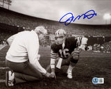 JOE MONTANA AUTOGRAPHED 8X10 PHOTO SAN FRANCISCO 49ERS BECKETT BAS QR 233733