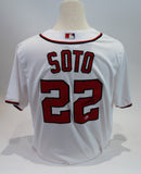 Juan Soto Washington Nationals Autographed Majestic Jersey Beckett COA