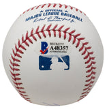 Michael Nelson Trout Signed Full Name MLB Baseball MLB Holo+BAS LOA A48357 38734