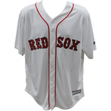 Andrew Benintendi Signed Boston Red Sox White Majestic Jersey FAN 45992