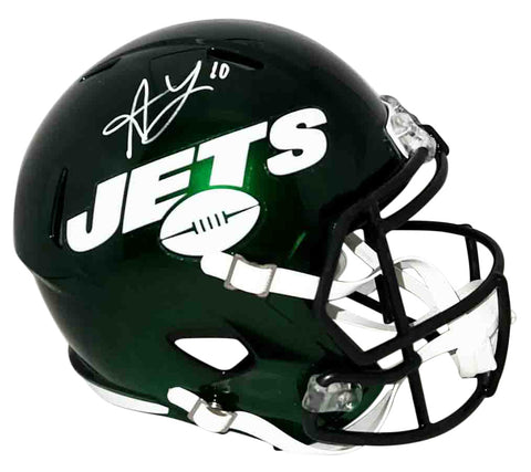 ALLEN LAZARD AUTOGRAPHED SIGNED NEW YORK JETS FULL SIZE SPEED HELMET BECKETT