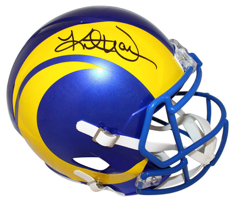 Kurt Warner Autographed St. Louis Rams F/S Helmet Beckett 40405