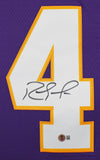 Vikings Randy Moss "Straight Cash Homie" Signed Purple M&N TB Jersey BAS Witness