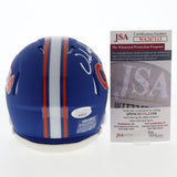 Urban Meyer Signed Florida Mini-Helmet (JSA COA) Gators Head Coach 2005-2010