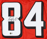 Roddy White Signed Falcons Pro Cut Jersey (Beckett) Atlanta's 4xPro Bowl W.R.