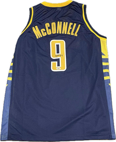 TJ McConnell Signed Jersey PSA Indiana Pacers Autographed