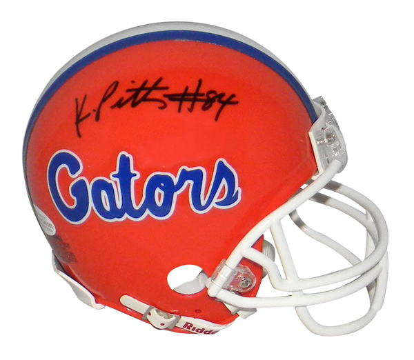 KYLE PITTS AUTOGRAPHED SIGNED FLORIDA GATORS MINI HELMET BECKETT