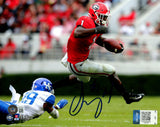 Sony Michel Autographed/Signed Georgia Bulldogs 8x10 Photo BAS 30857