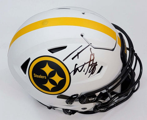 T.J. Watt Autographed Pittsburgh Steelers Lunar Speed Flex Helmet Beckett