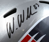 Wes Welker Autographed New England Patriots F/S Speed Helmet - JSA W *Black