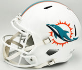 TYREEK HILL AUTOGRAPHED DOLPHINS WHITE FULL SIZE SPEED HELMET BECKETT 230211