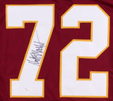 Dexter Manley Signed Washington Redskins Jersey (JSA COA) 2xSuper Bowl Champion