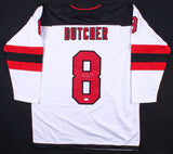 Will Butcher Signed Devils Jersey (JSA COA) New Jersey 3rd year Defenseman