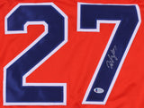 Milan Lucic Signed Edmonton Oilers Jersey (Beckett) 2011 Stanley Cup Champion