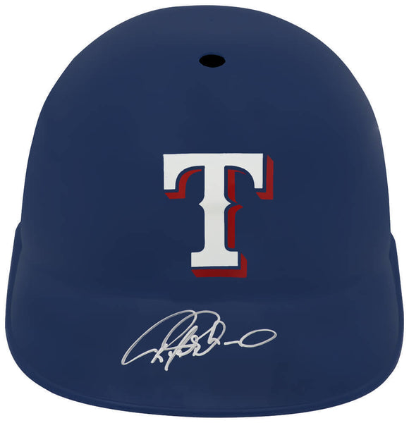 Rafael Palmeiro Signed Rangers Souvenir Replica Batting Helmet - (SCHWARTZ COA)