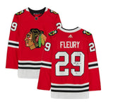 MARC-ANDRE FLEURY Autographed 500th NHL Win Blackhawks Authentic Jersey FANATICS