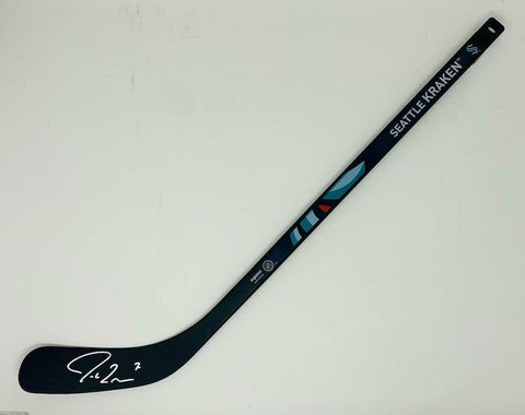 JORDAN EBERLE Autographed Seattle Kraken Mini Hockey Stick FANATICS