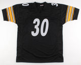 James Conner Signed Steelers Black Jersey (Beckett COA) Pittsburgh #1 R.B.