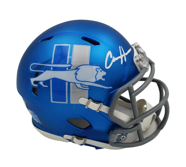 Aidan Hutchinson Signed Detroit Lions Speed Alternate 2023 NFL Mini Helmet