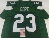 Frank Gore Signed New York Jets Green Jersey (JSA COA) 5xPro Bowl Running Back