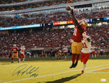 Anquan Boldin Signed San Francisco 49ers 16x20 Leaping Catch Photo- JSA W Auth