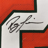 Autographed/Signed Ray Lewis Miami Orange College Jersey Beckett BAS COA