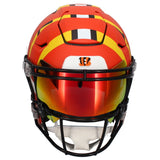 Joe Burrow Autographed Bengals / LSU Hand Painted Speed Flex Helmet Fanatics