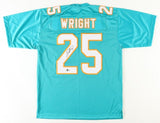 Jaylen Wright Signed Miami Dolphins Jersey (Beckett) Ex-Tennessee Vol Running Bk