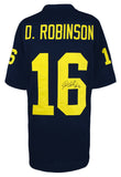 Denard Robinson Signed Navy Custom College Football Jersey (SCHWARTZ SPORTS COA)