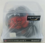 Keyshawn Johnson Signed Tampa Bay Buccaneers Eclipse Mini Helmet (Beckett COA)