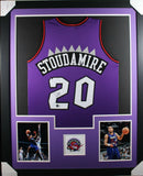 DAMON STOUDAMIRE (Raptors pur TOWER) Signed Autographed Framed Jersey Beckett